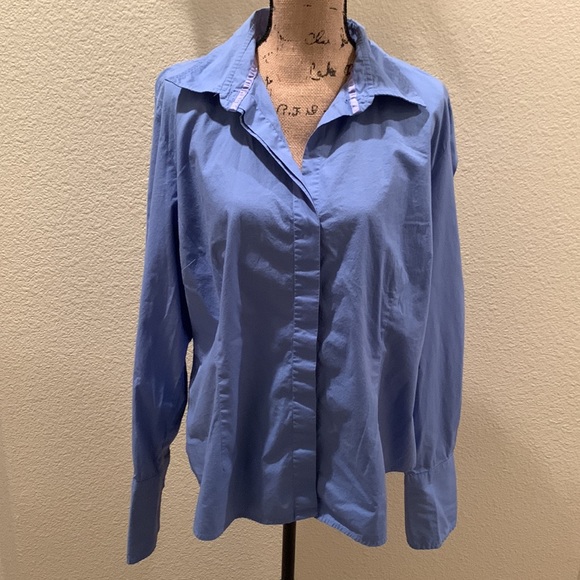 Women’s Moda International Long Sleeve Button Down Top - Picture 5 of 13